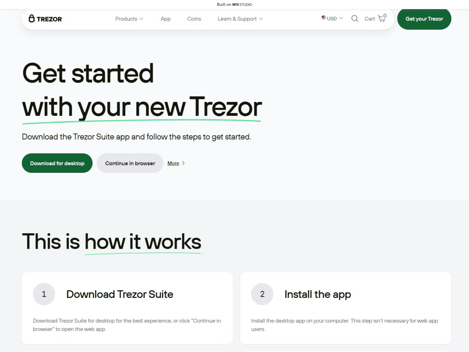 Screenshot of review-suites.wixstudio.com