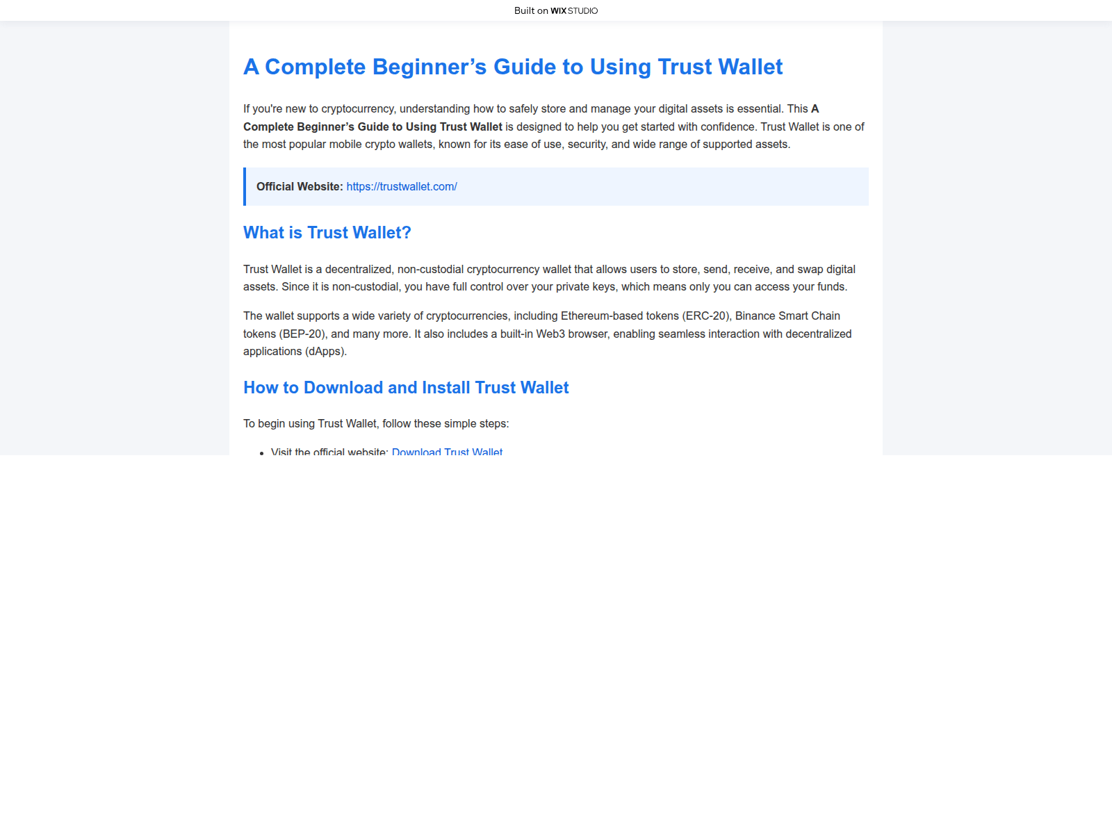 Screenshot of en-trustensns.wixstudio.com
