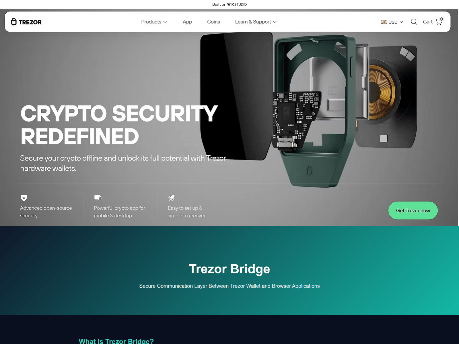 Screenshot of software-bridge.wixstudio.com