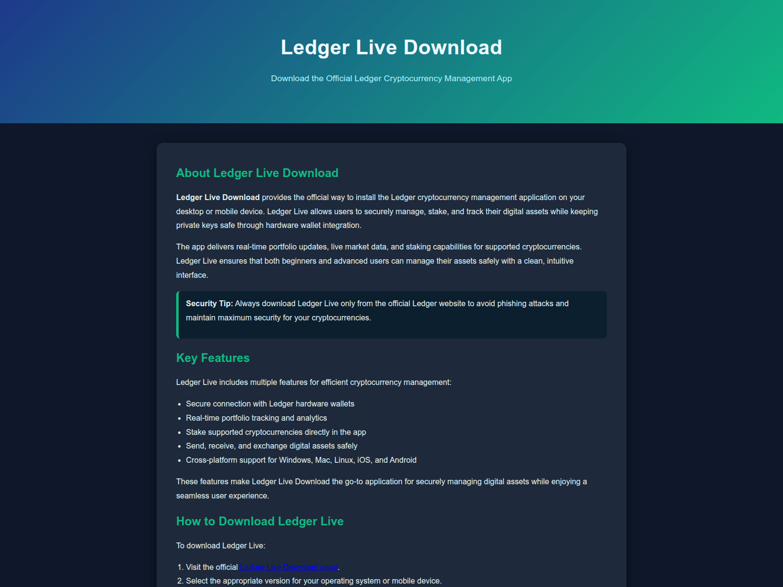 Screenshot of ledarliv-download.pages.dev