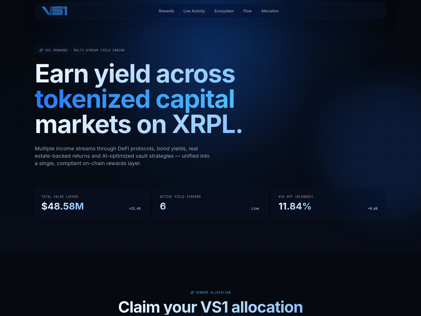 Screenshot of vs1reward.com
