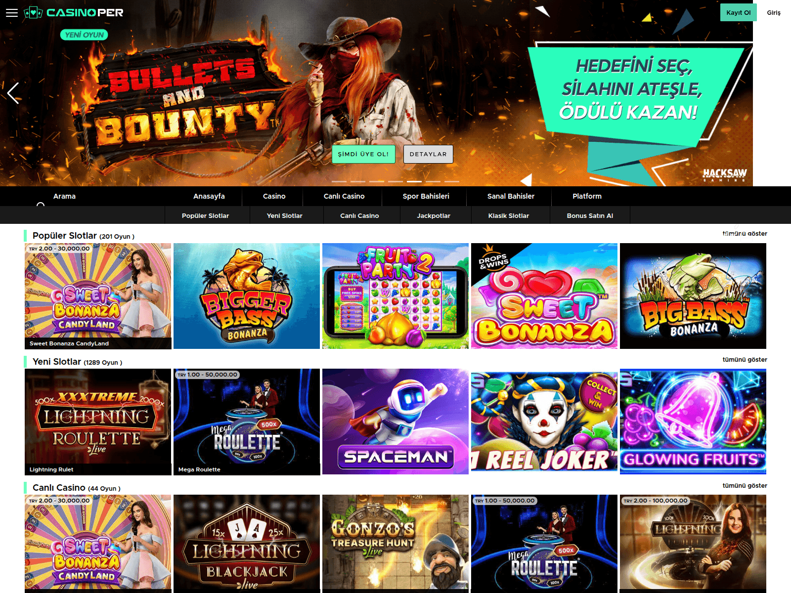 Screenshot of m-casinoper230.com