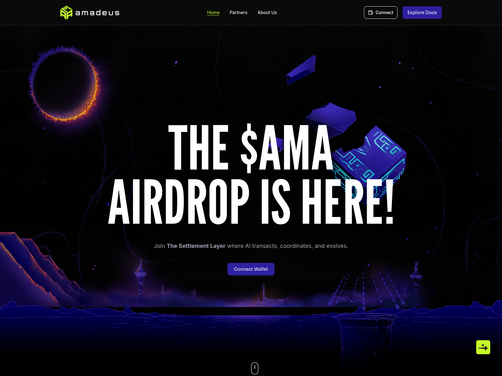 Screenshot of amaone.xyz
