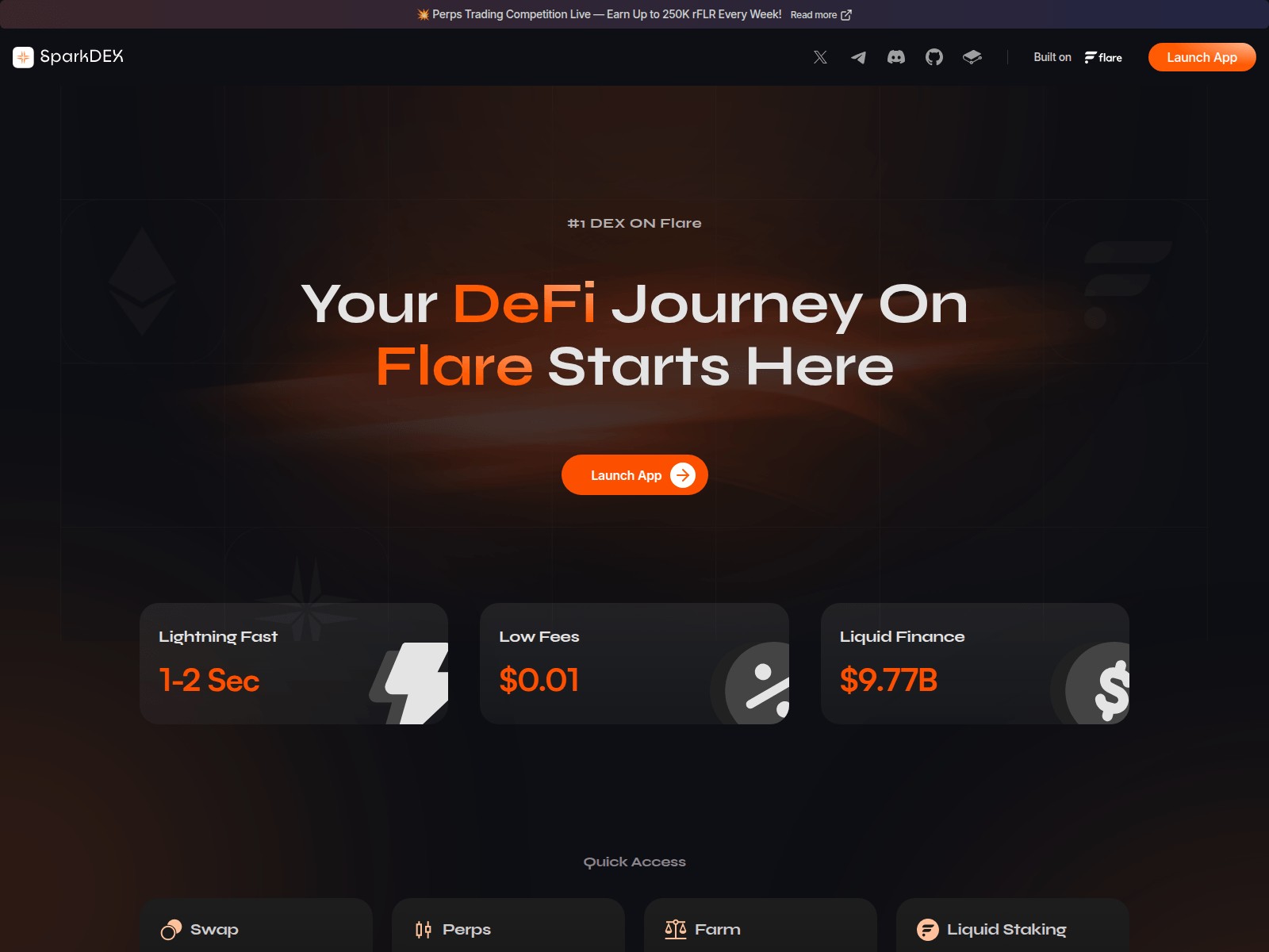 Screenshot of x-sparkdex.icu