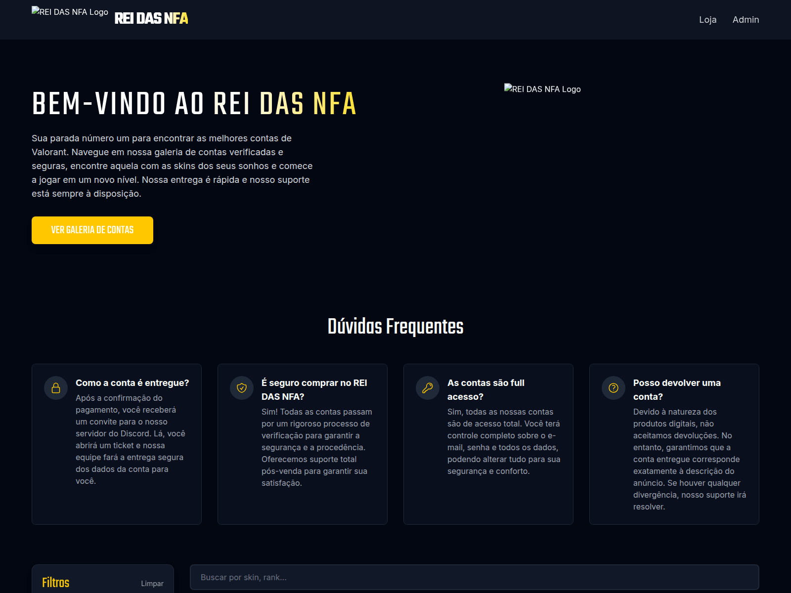Screenshot of reidasnfa.store