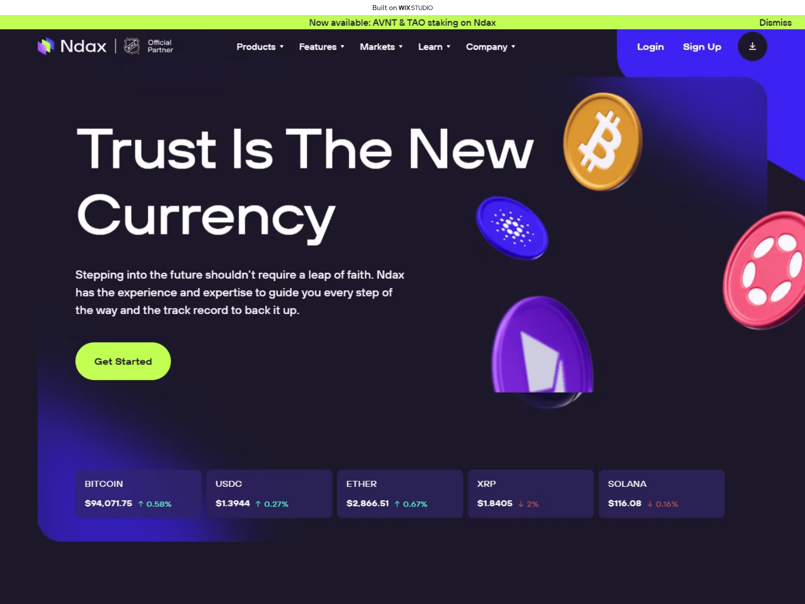 Screenshot of nav-ndxx-ca.wixstudio.com