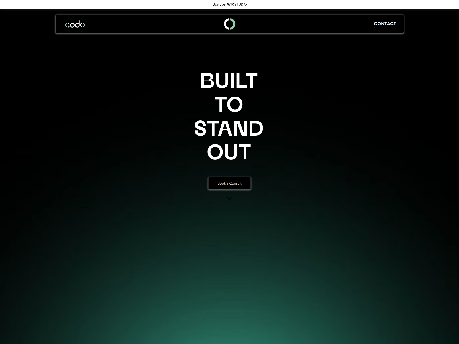 Screenshot of designbycodo.wixstudio.com