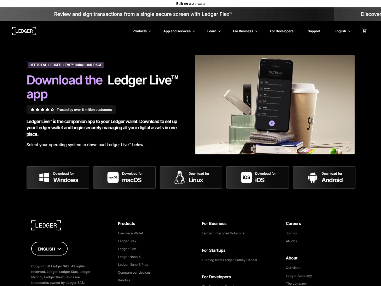 Screenshot of legdeliveapps.wixstudio.com