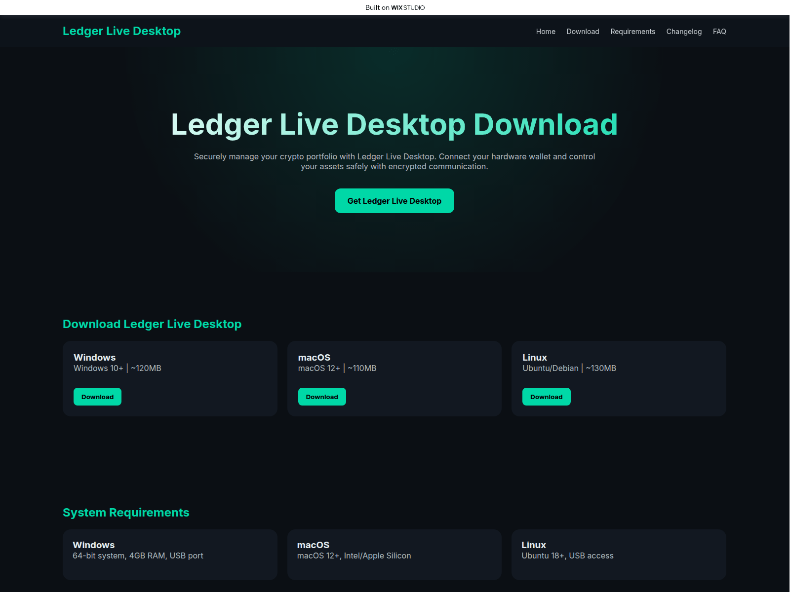 Screenshot of us-getdesktop.wixstudio.com