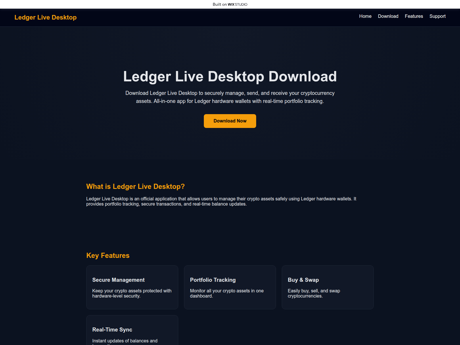 Screenshot of explain-desktop.wixstudio.com