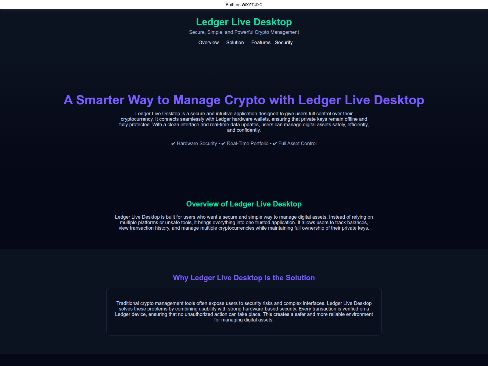Screenshot of read-desktop.wixstudio.com