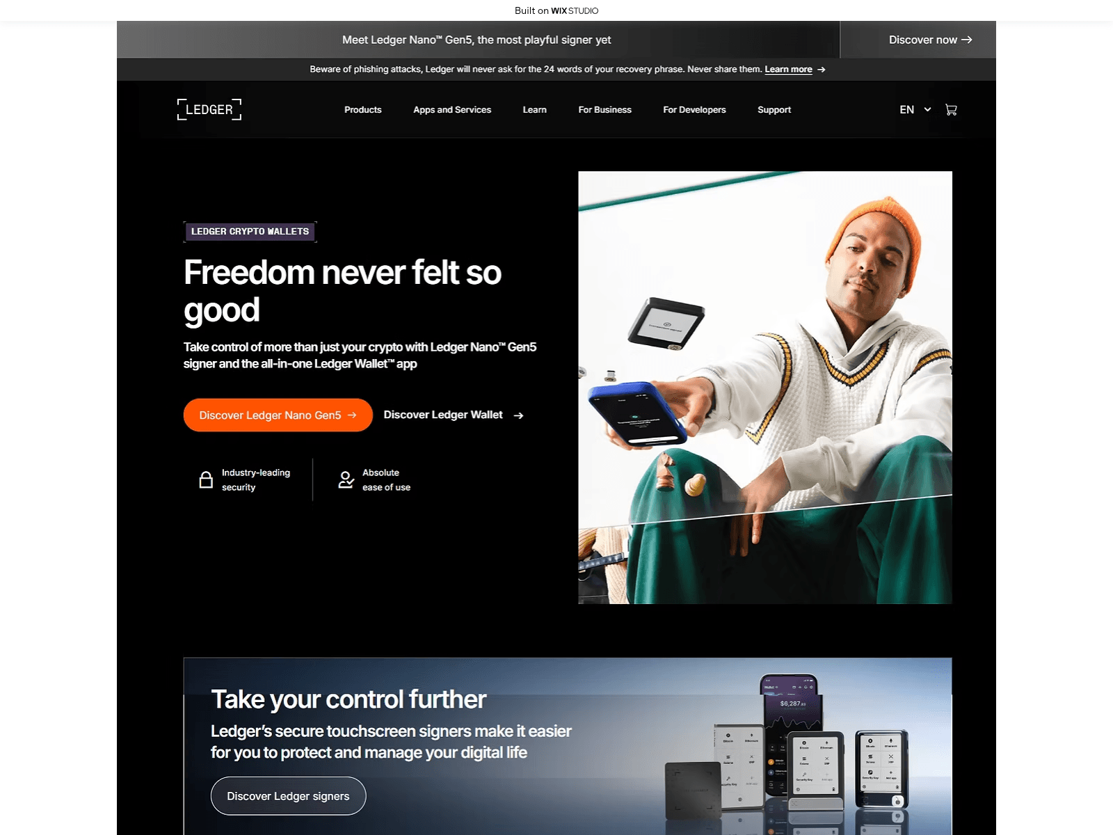 Screenshot of live-downloads.wixstudio.com