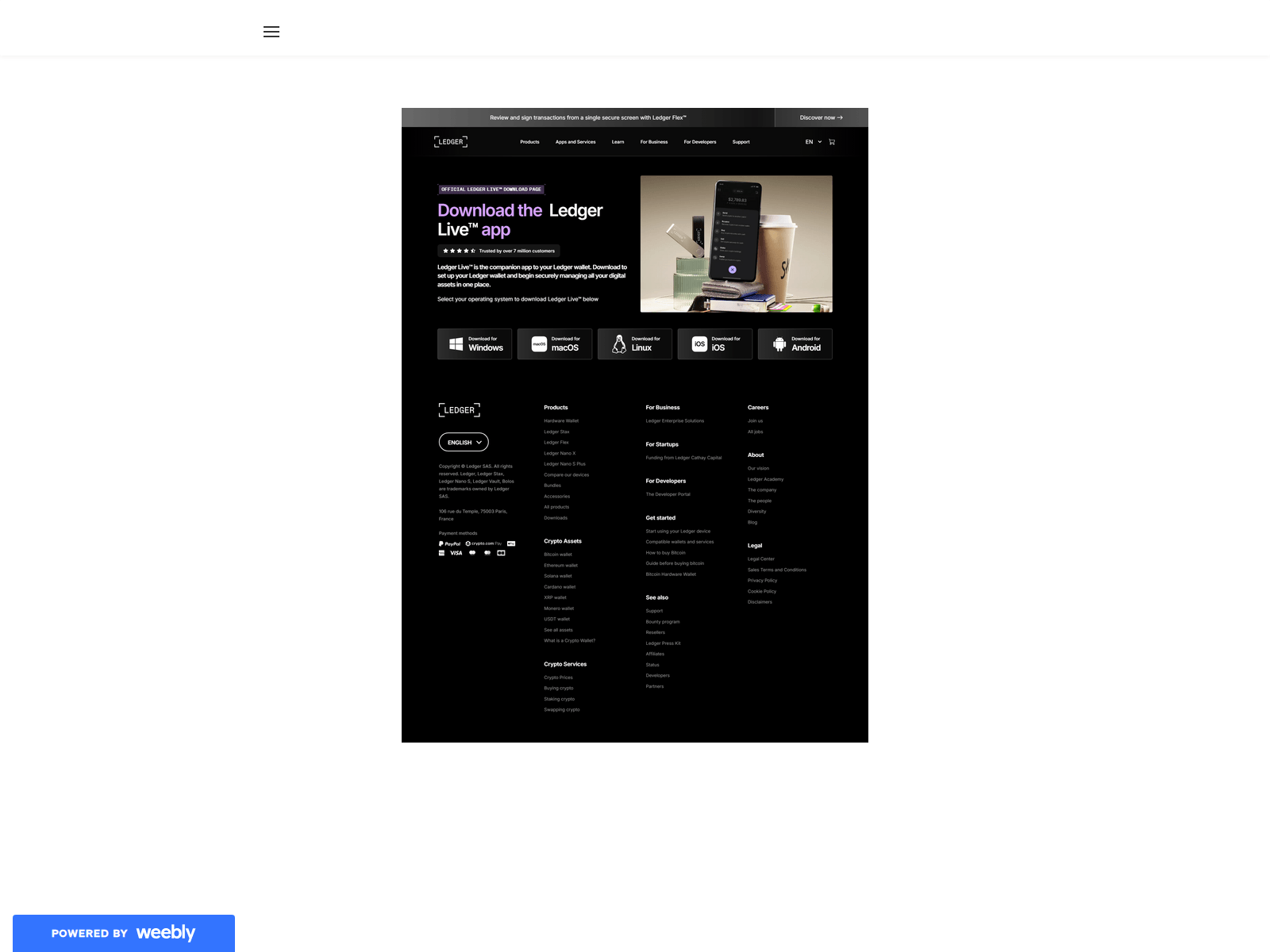 Screenshot of ledge-rcom-support.weebly.com