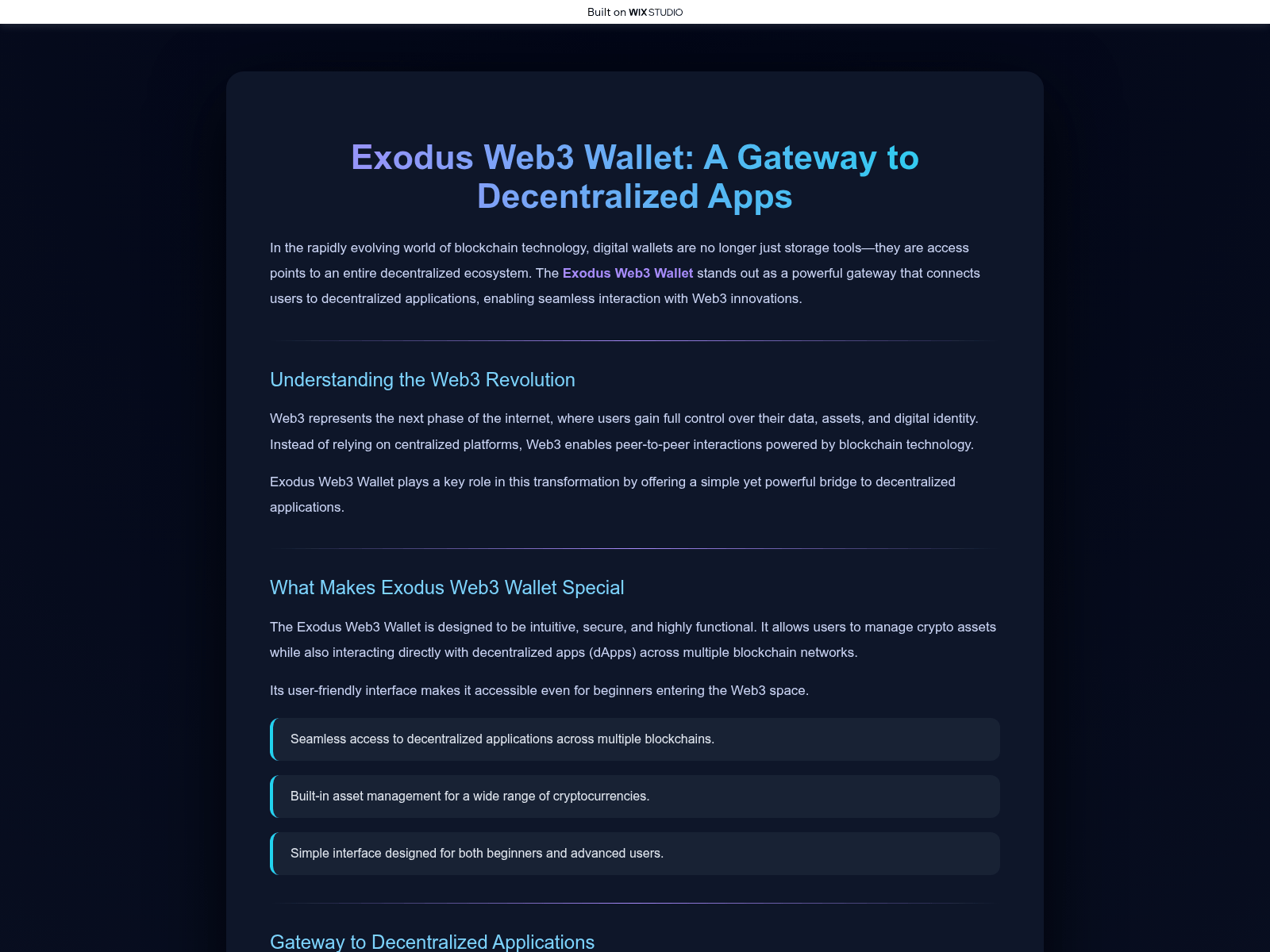 Screenshot of ex-ouds-us.wixstudio.com