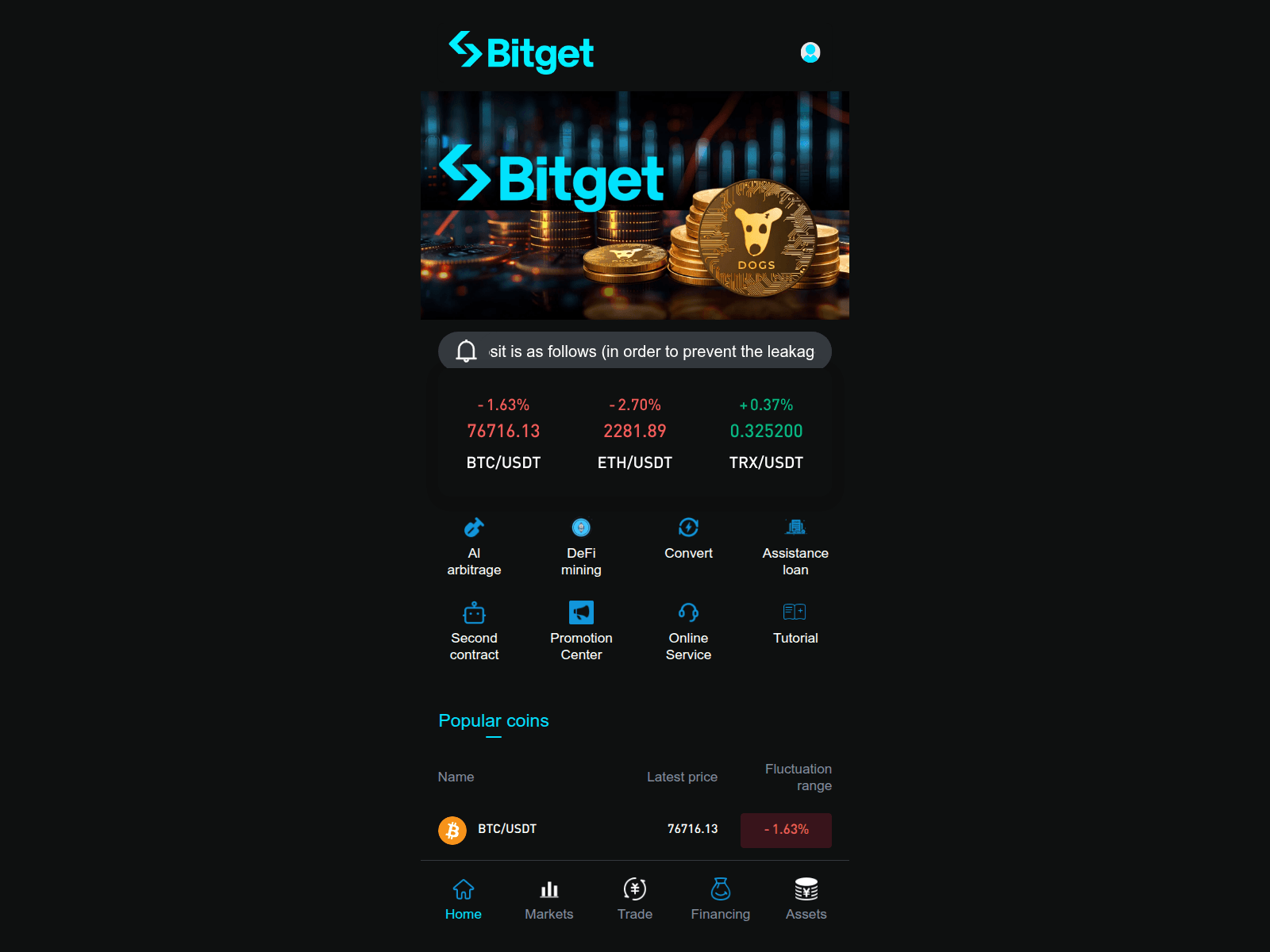 Screenshot of h5.bgusotc.com