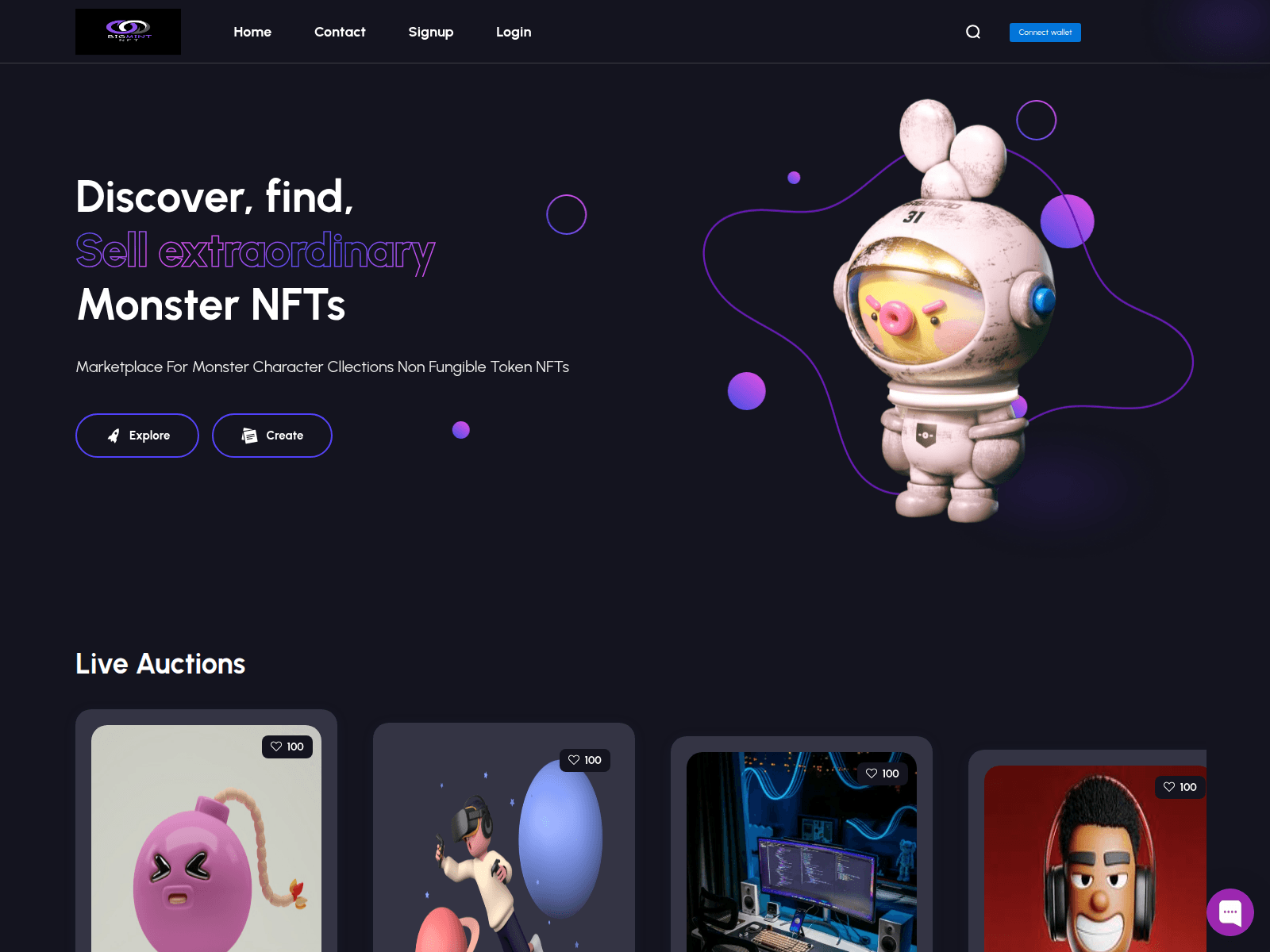Screenshot of bigmintnft.online