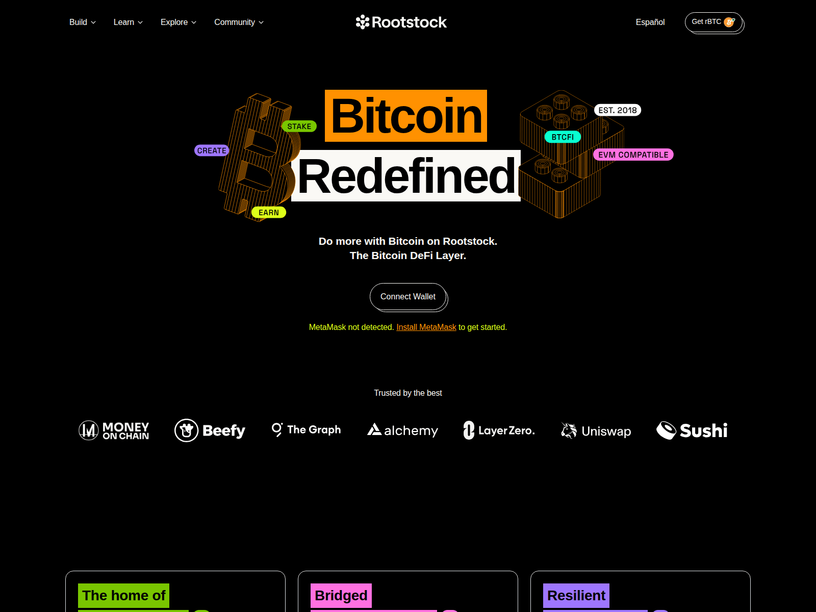 Screenshot of rootstock-verify.pages.dev