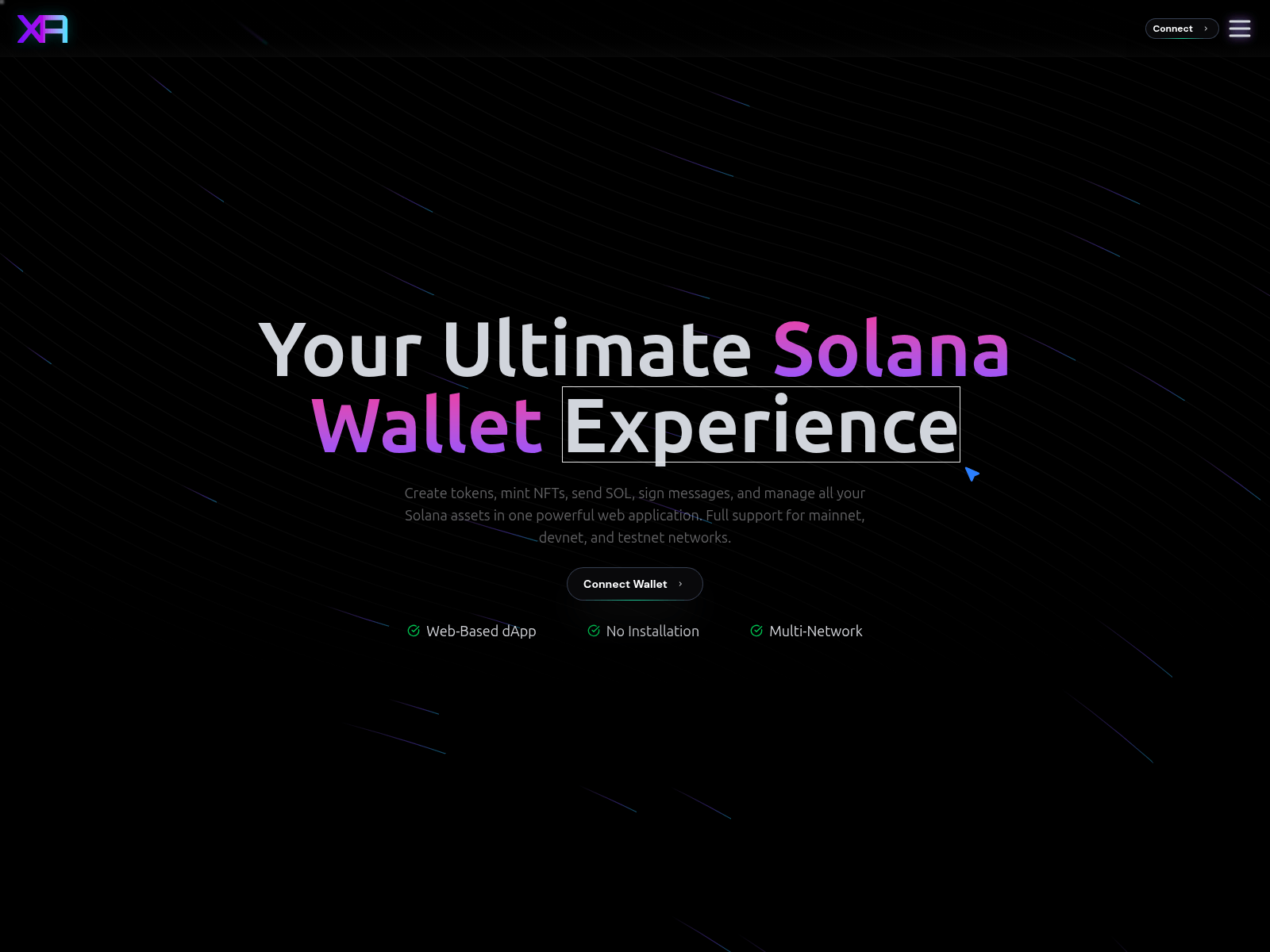 Screenshot of wallet-adapter-wine.vercel.app