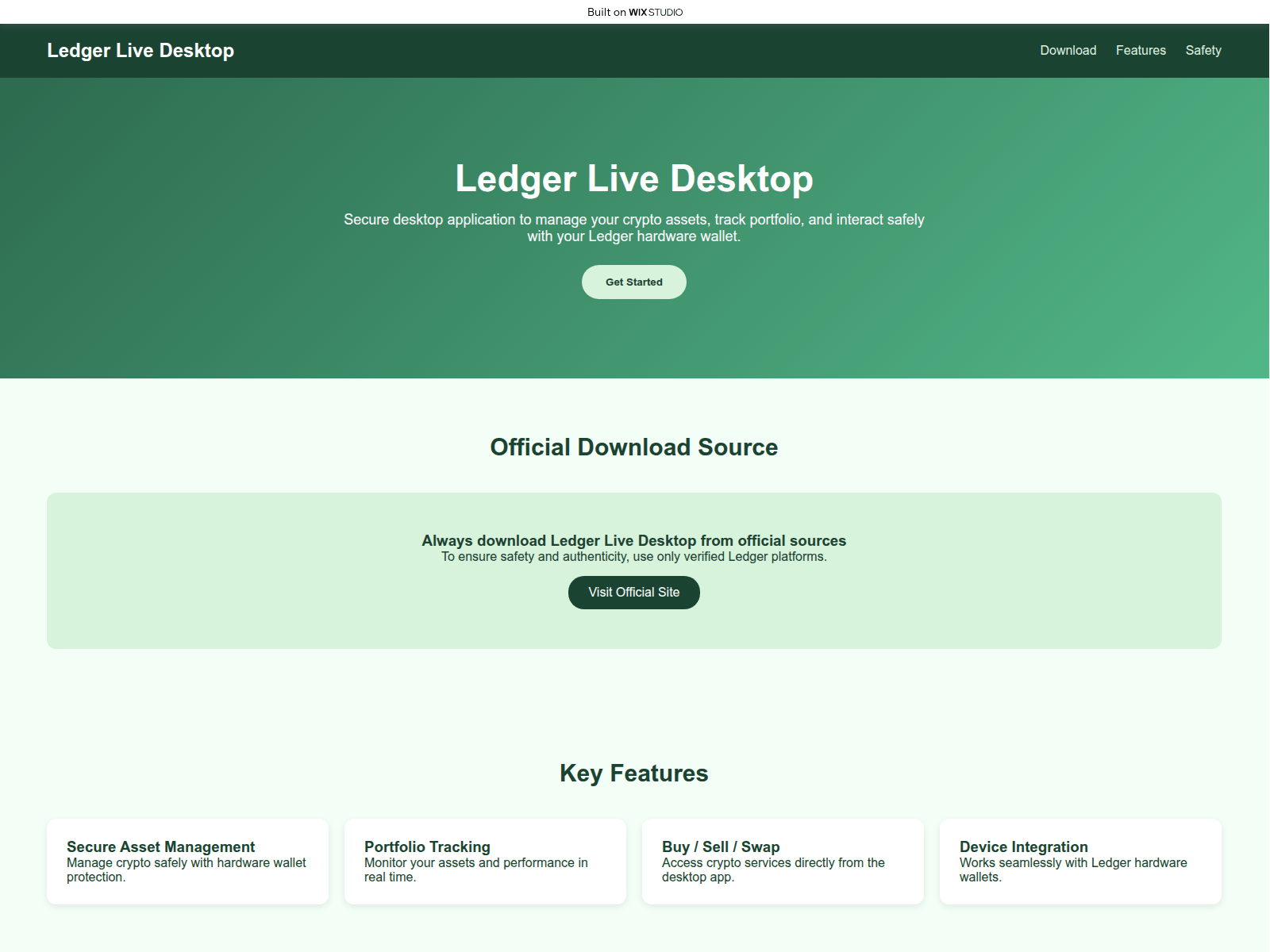 Screenshot of now-desktop.wixstudio.com