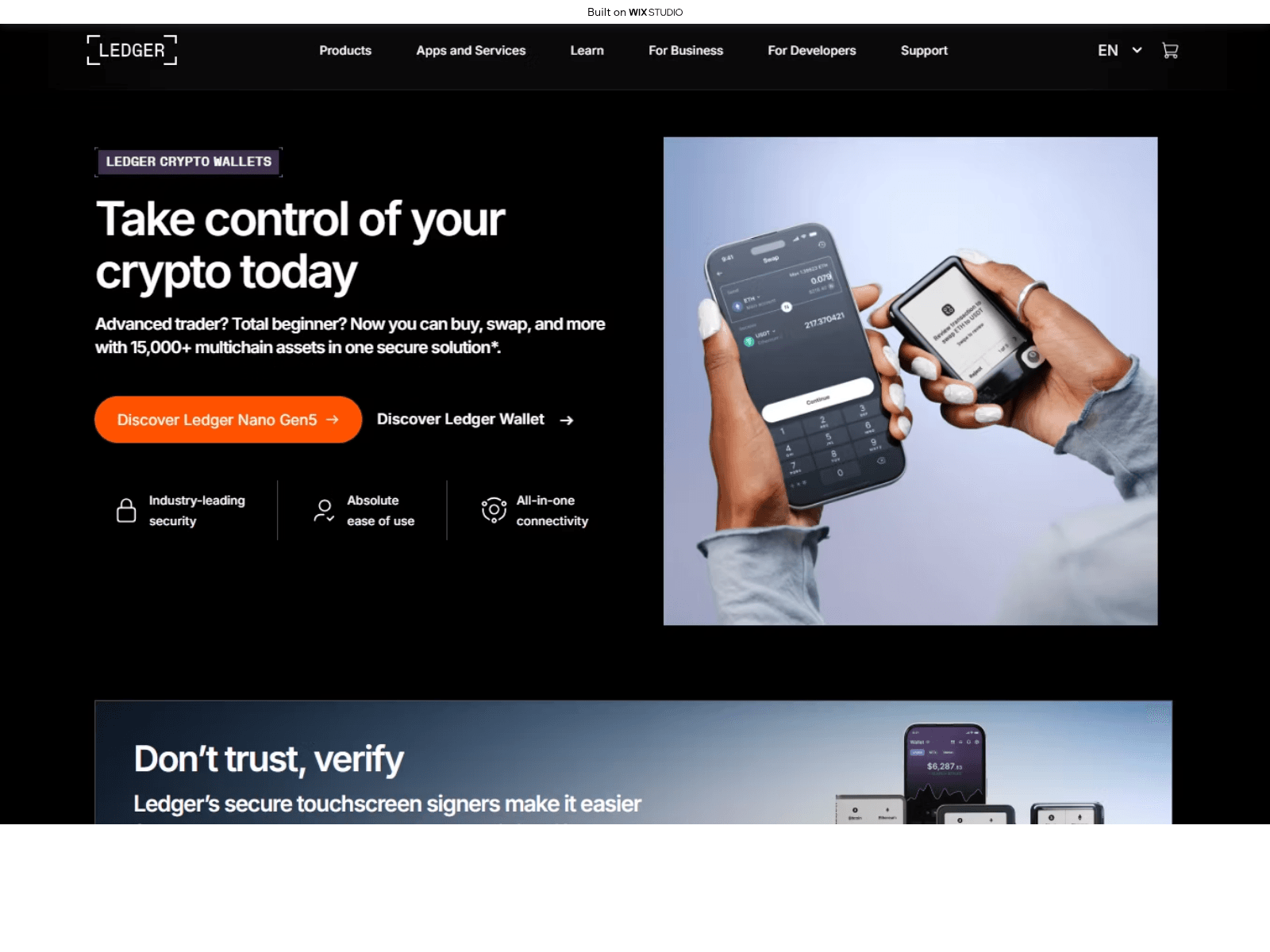 Screenshot of eng-ledgrestart.wixstudio.com