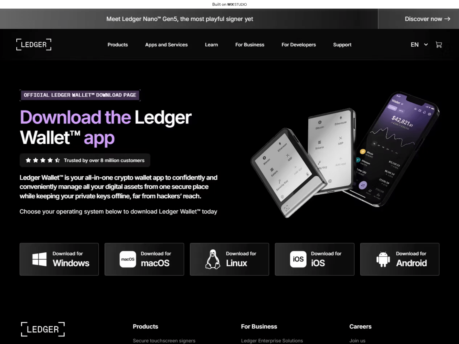 Screenshot of en--ledgrestart.wixstudio.com