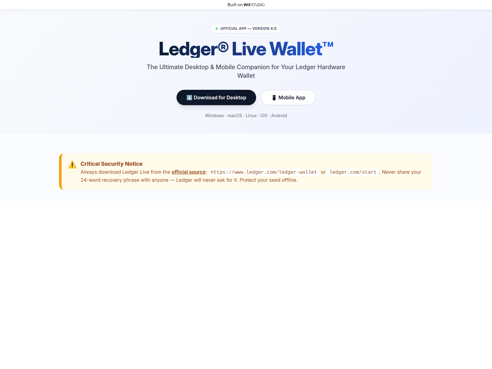 Screenshot of startin-liveloggn.wixstudio.com