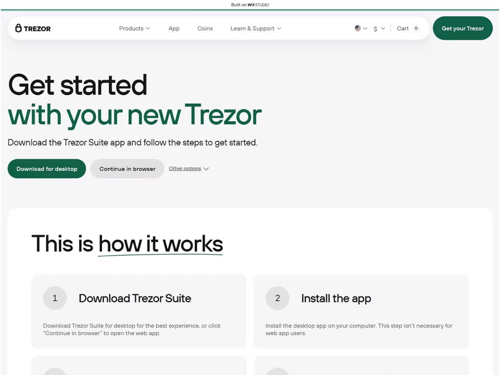 Screenshot of io-trzor-startsapp.wixstudio.com