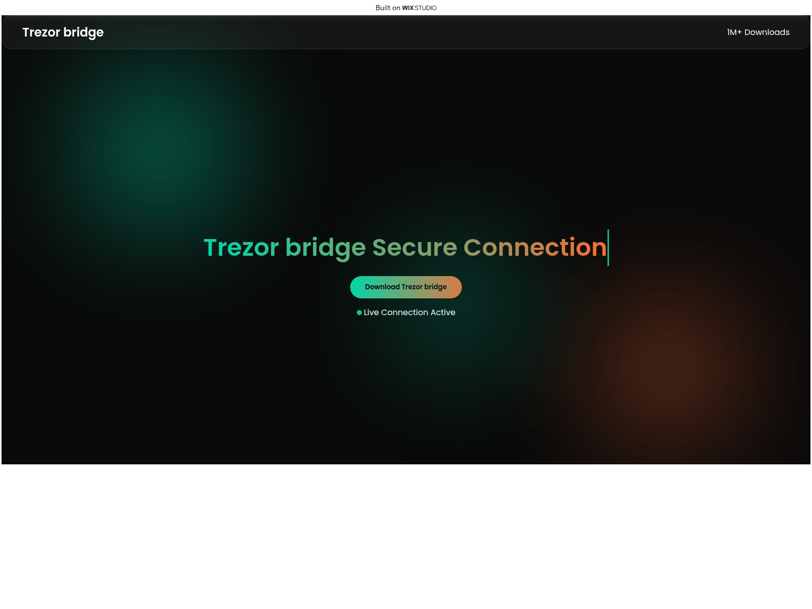 Screenshot of console-bridges.wixstudio.com