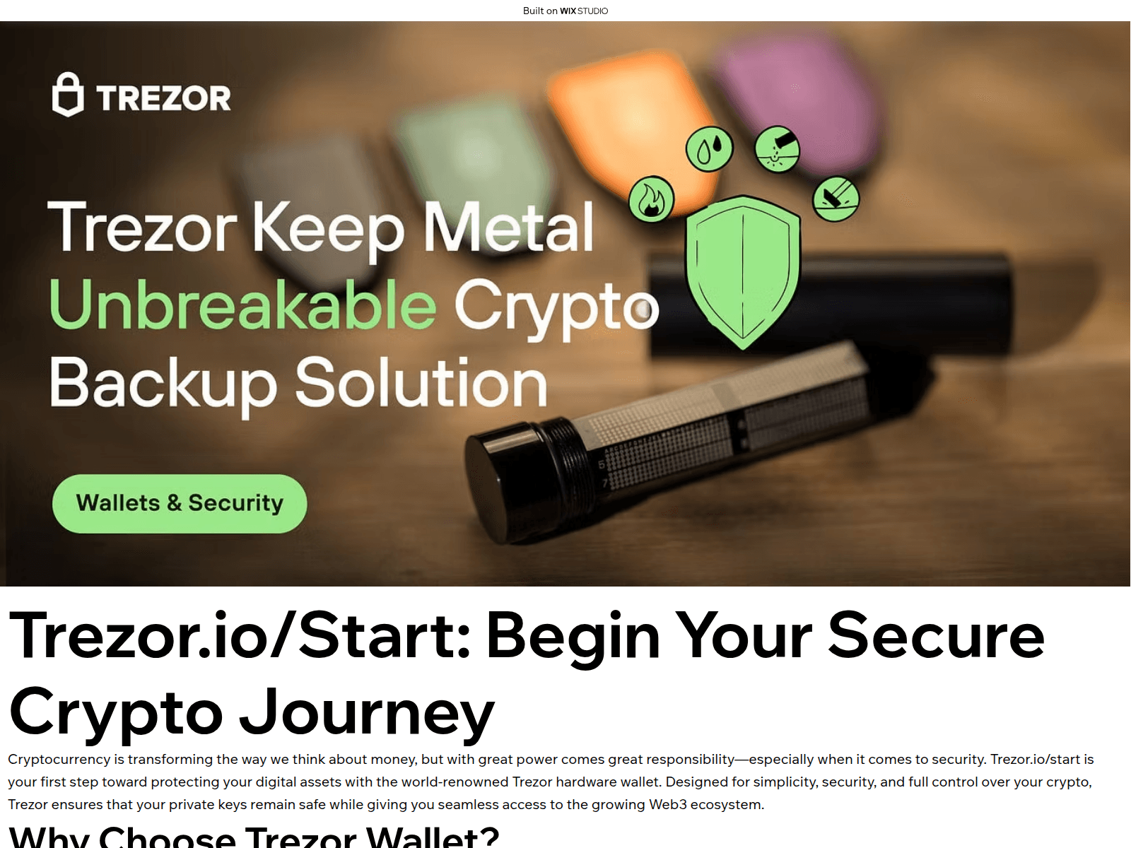 Screenshot of trser-iostarted.wixstudio.com