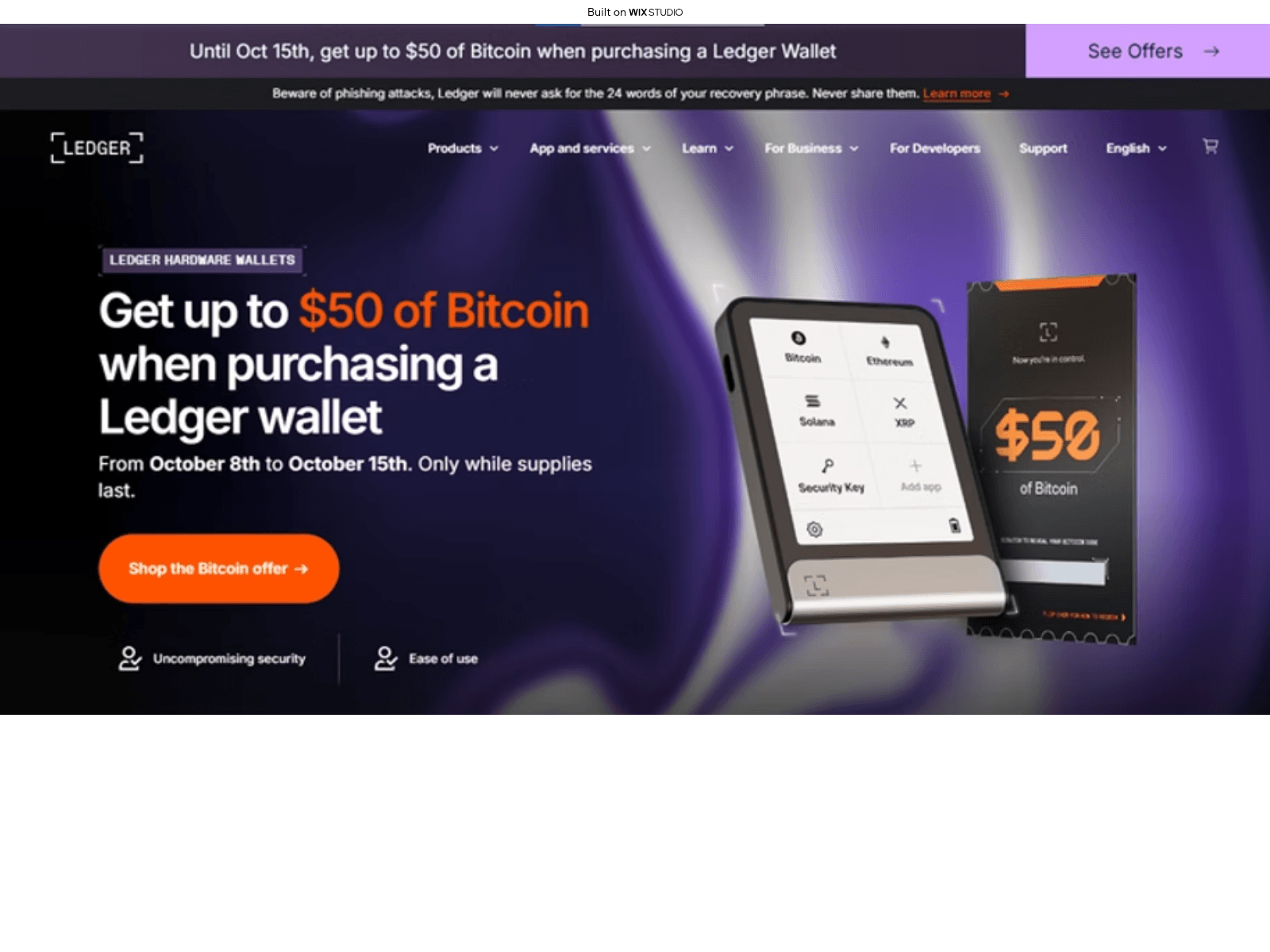 Screenshot of desktopstartedlive.wixstudio.com