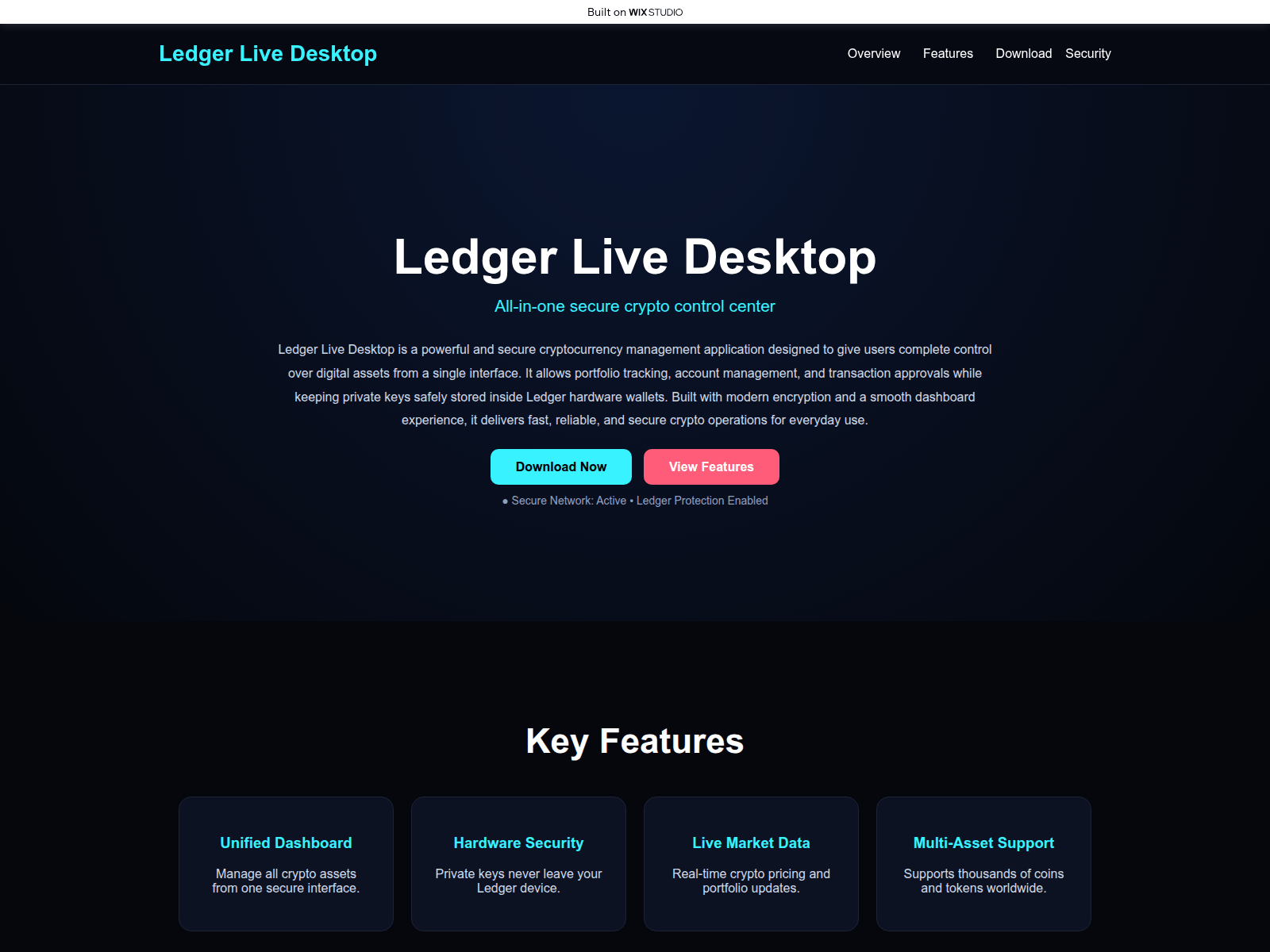 Screenshot of globlpage-desktop.wixstudio.com