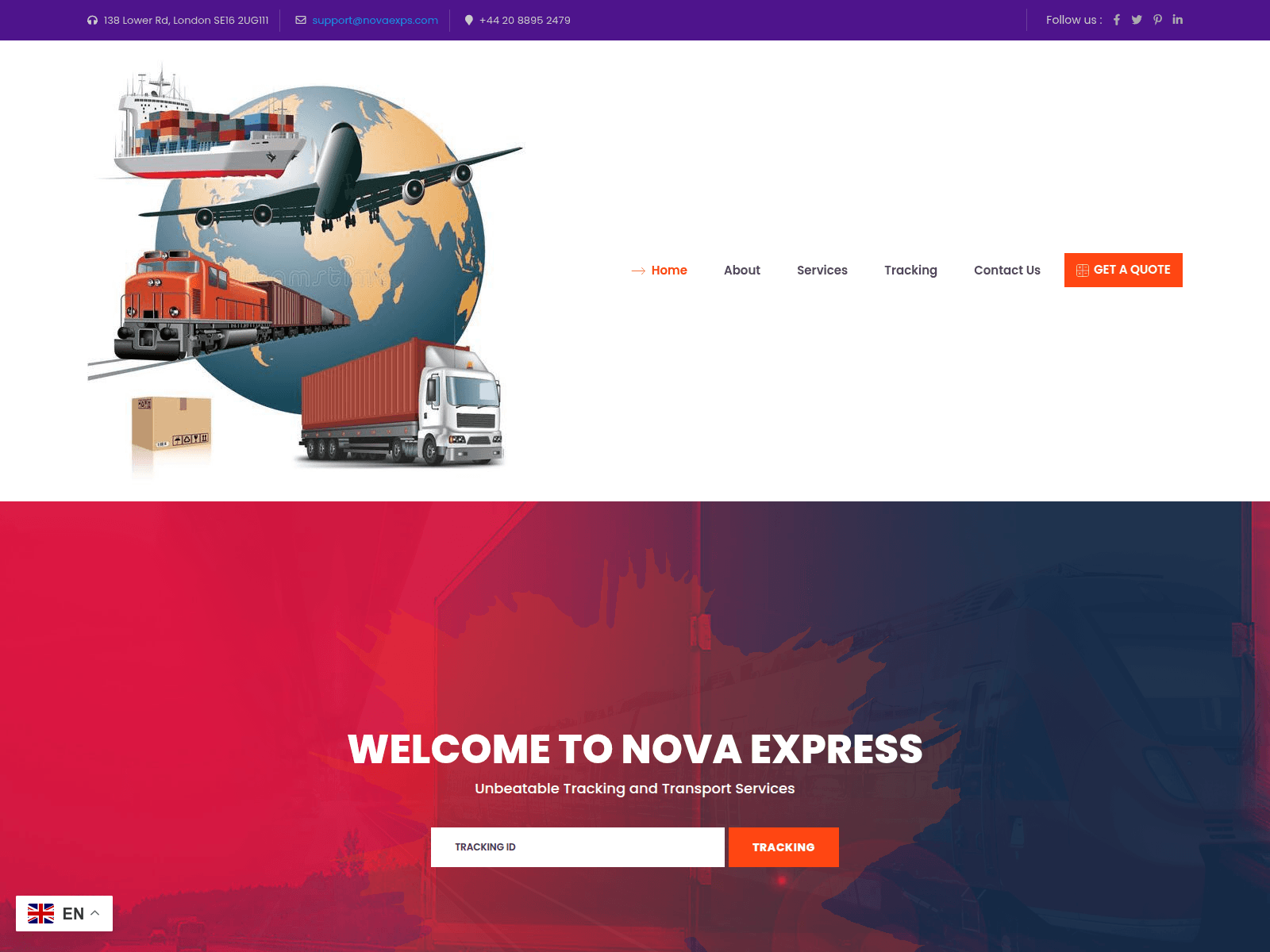 Screenshot of novaexps.com