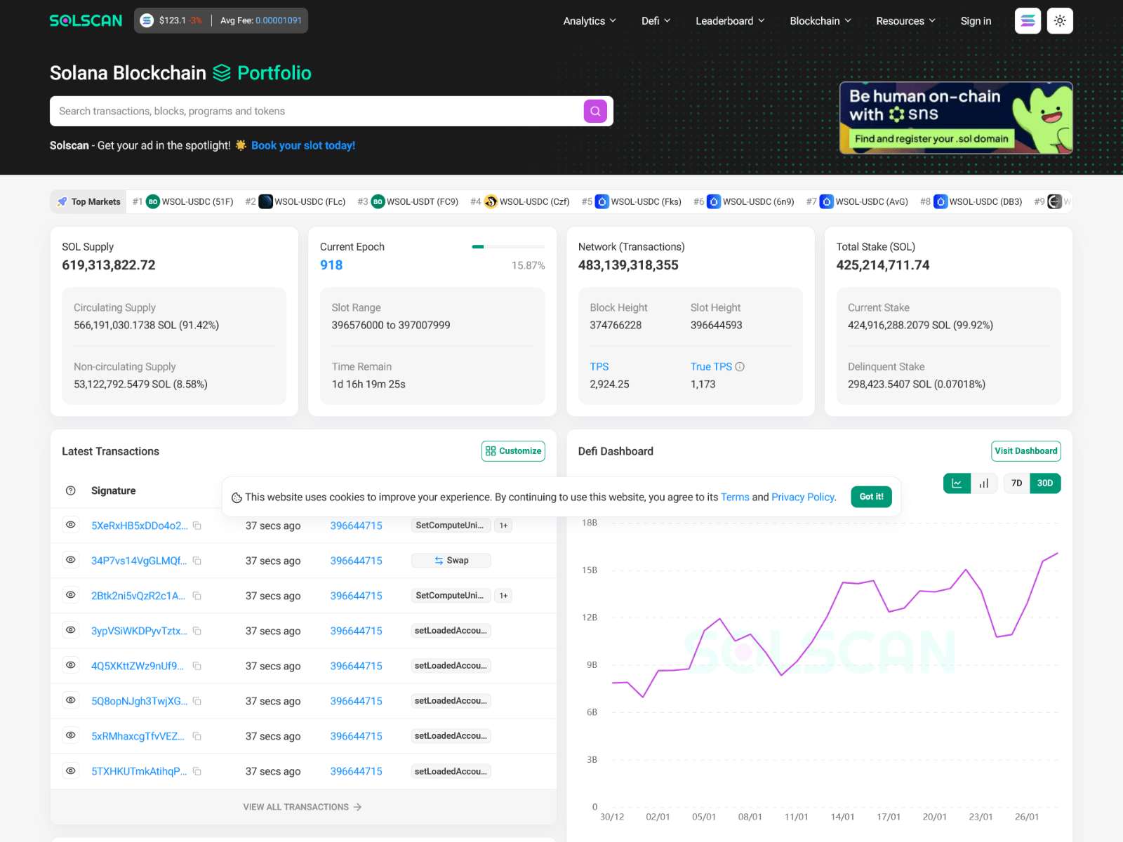 Screenshot of v2-solscan.github.io