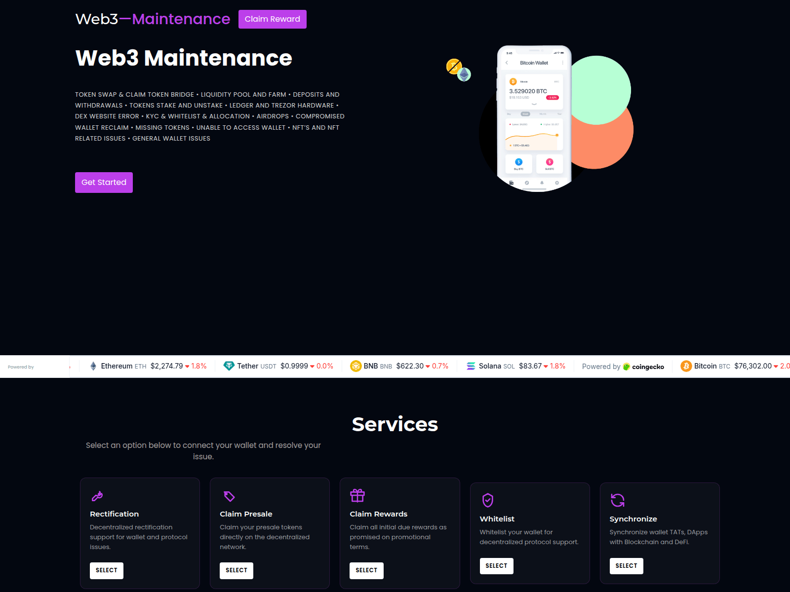 Screenshot of mainnetwork-diy.web.app