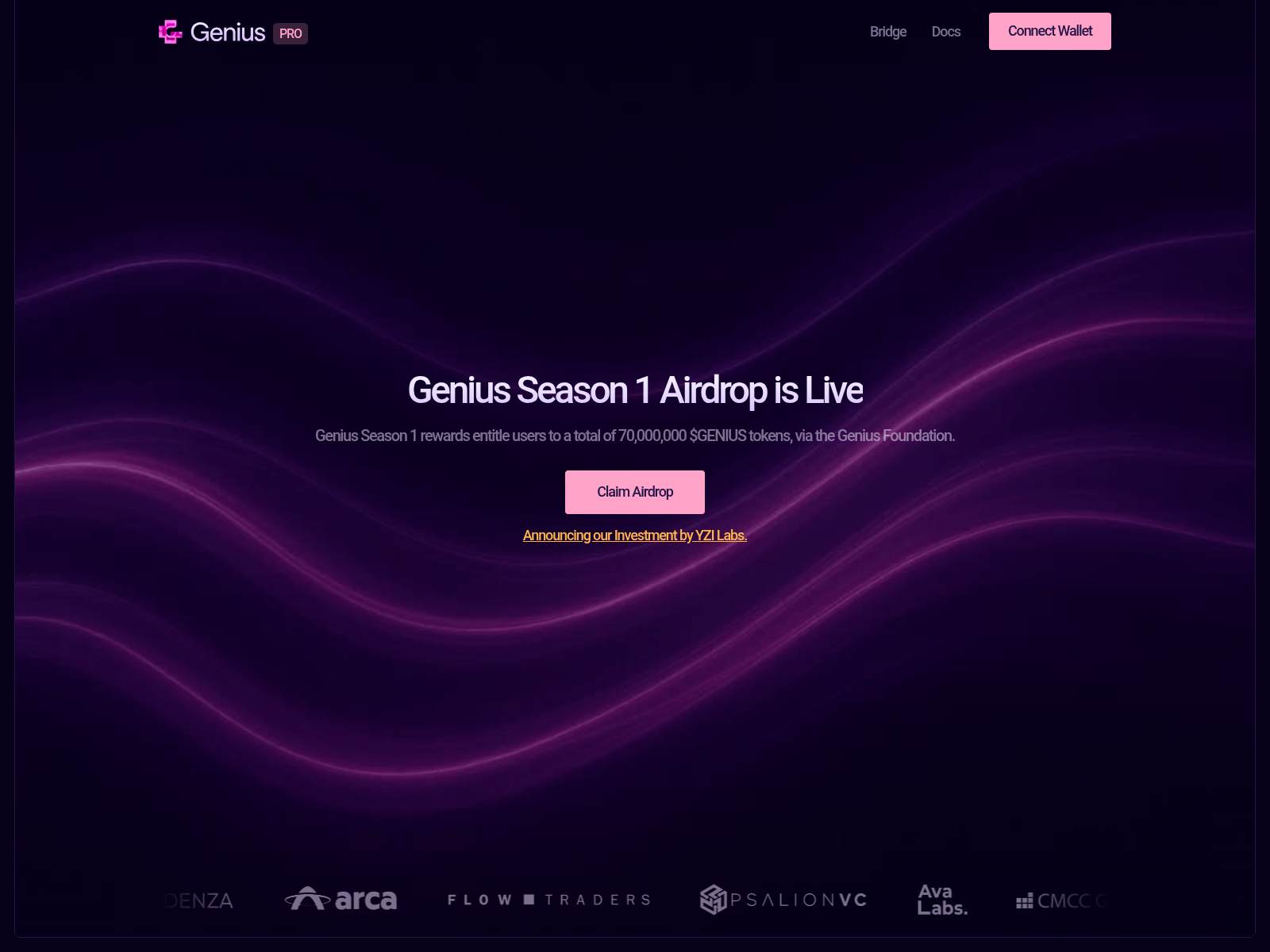 Screenshot of claim.tradegenius.collabscare.com