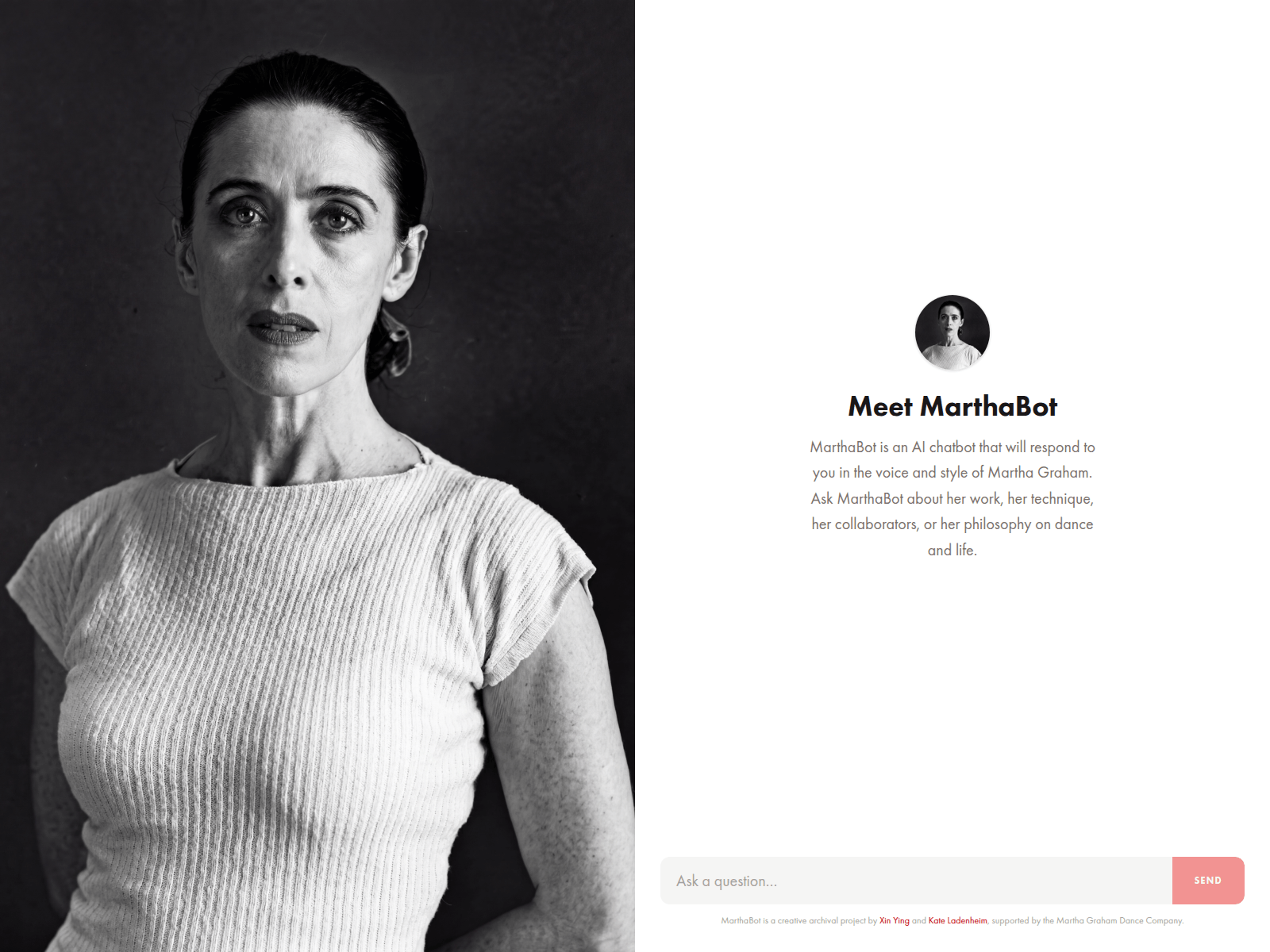 Screenshot of marthabot.live