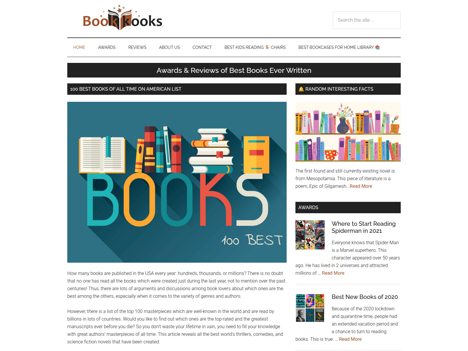 Screenshot of bookkooks.com