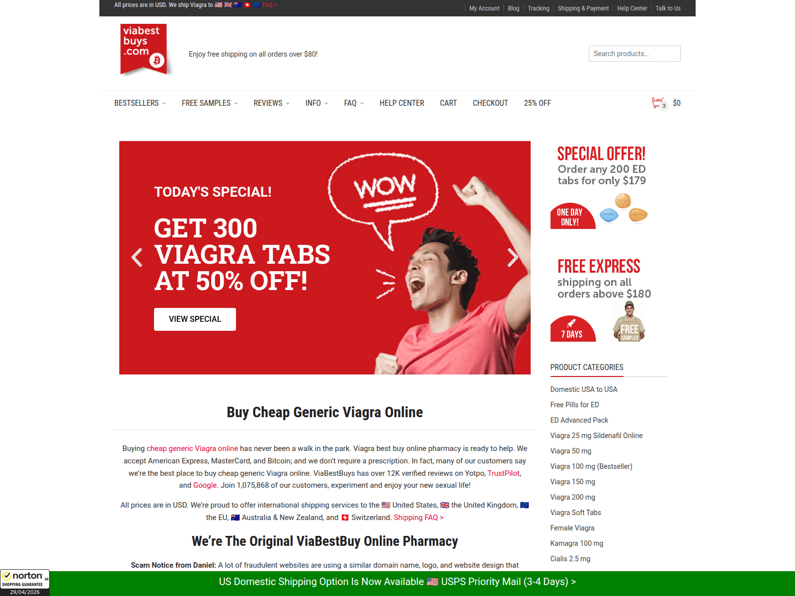 Screenshot of vbestbuys.com