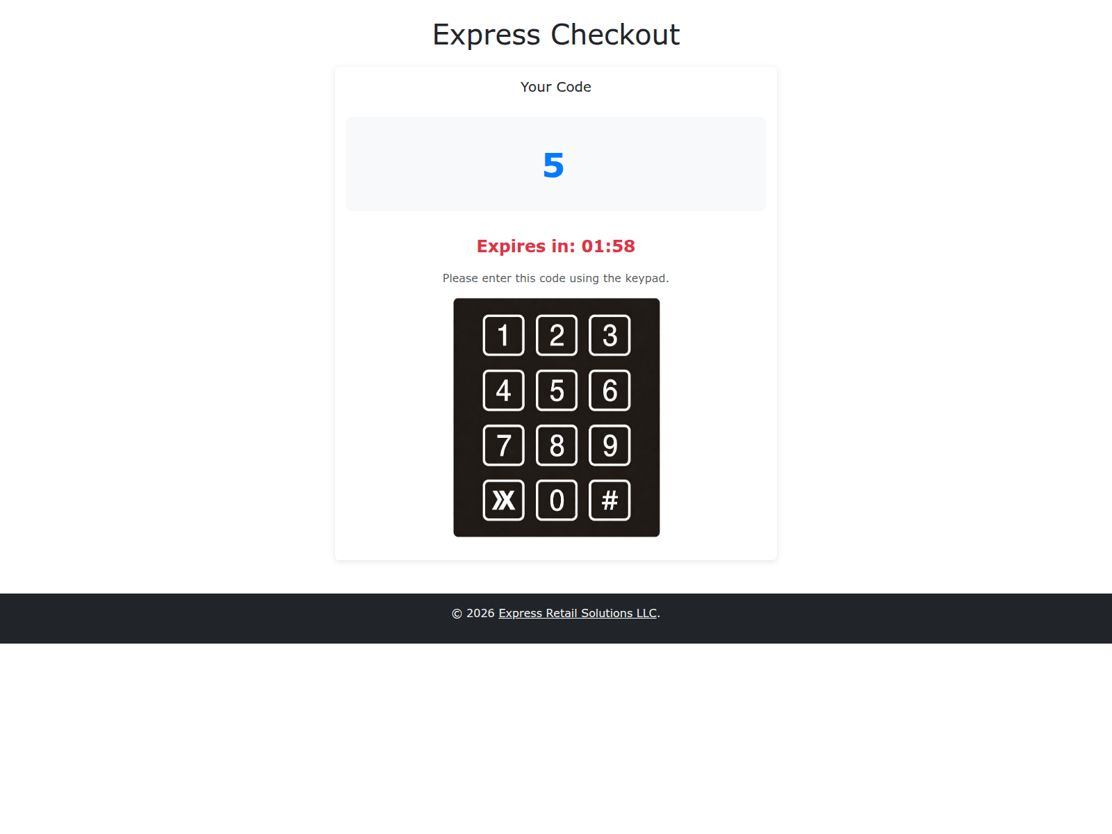 Screenshot of express-checkout.com