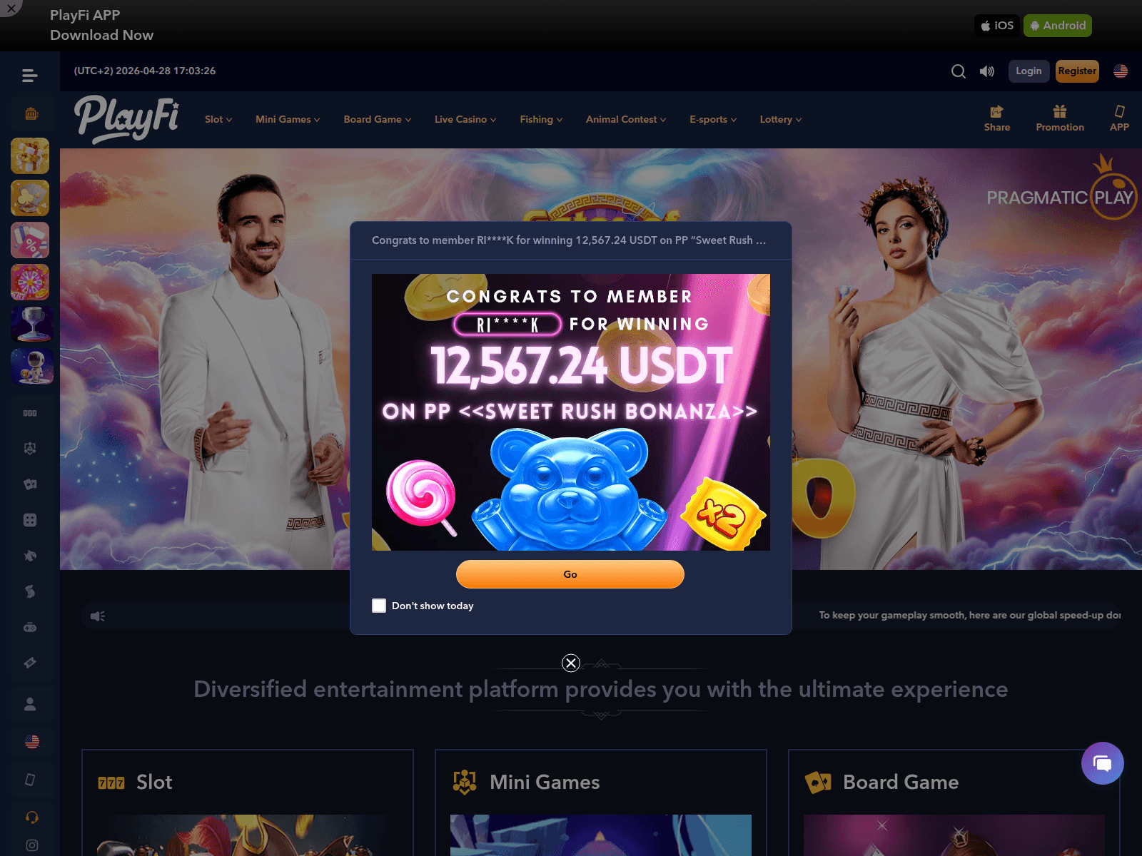 Screenshot of gamefi158.com