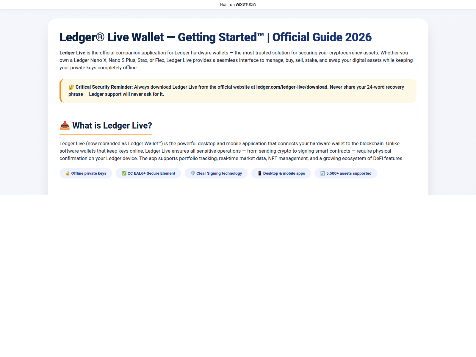 Screenshot of beginstrts.wixstudio.com