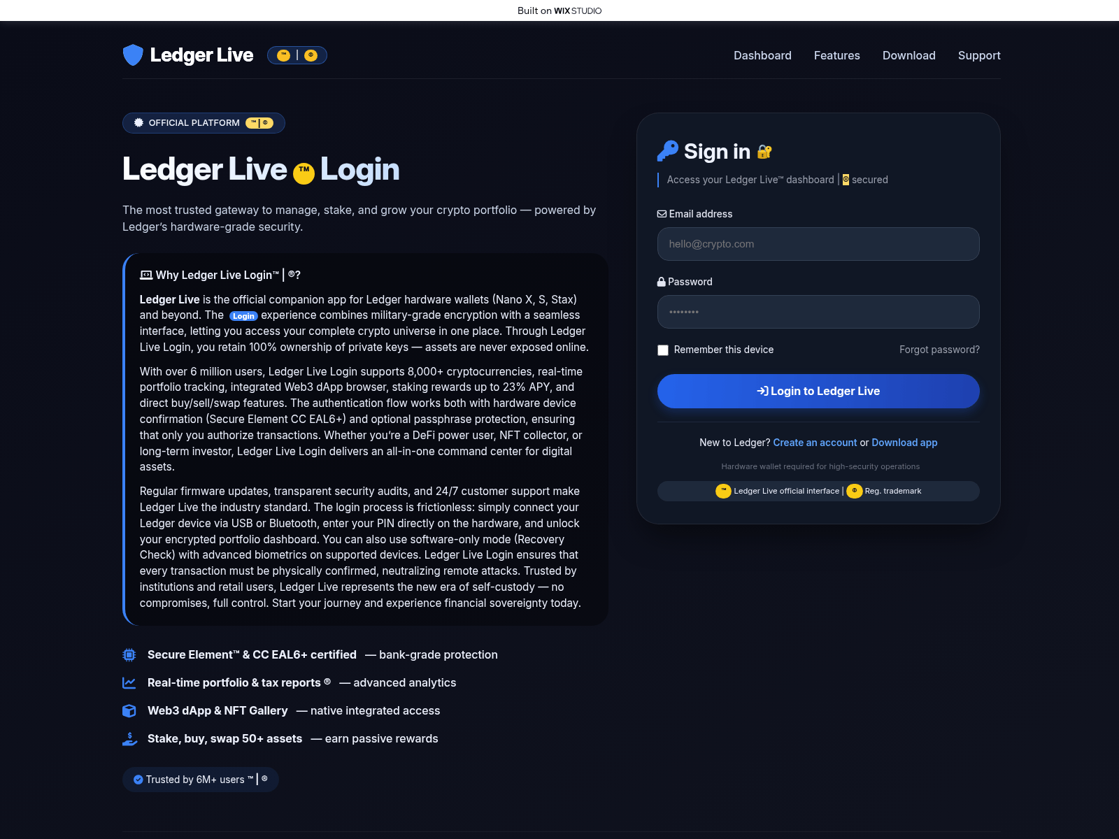 Screenshot of lgder-live-en-us.wixstudio.com