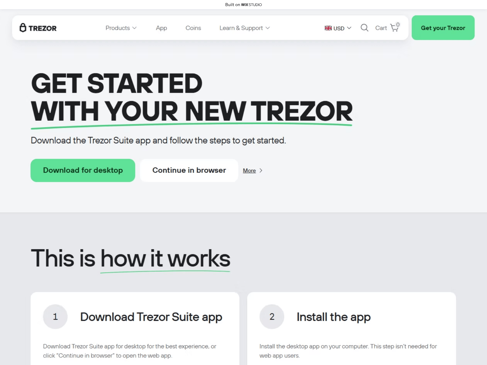 Screenshot of starts-trexorx.wixstudio.com