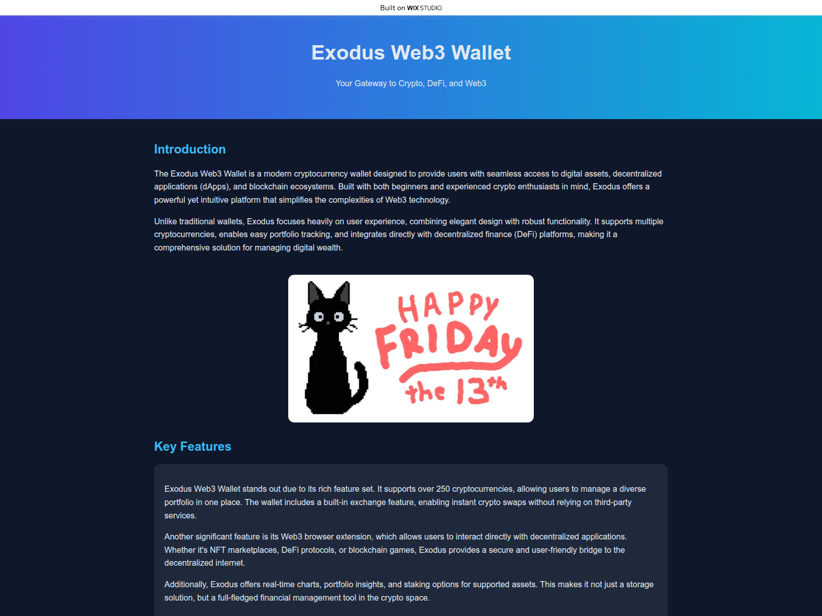 Screenshot of apps-exedusweb.wixstudio.com