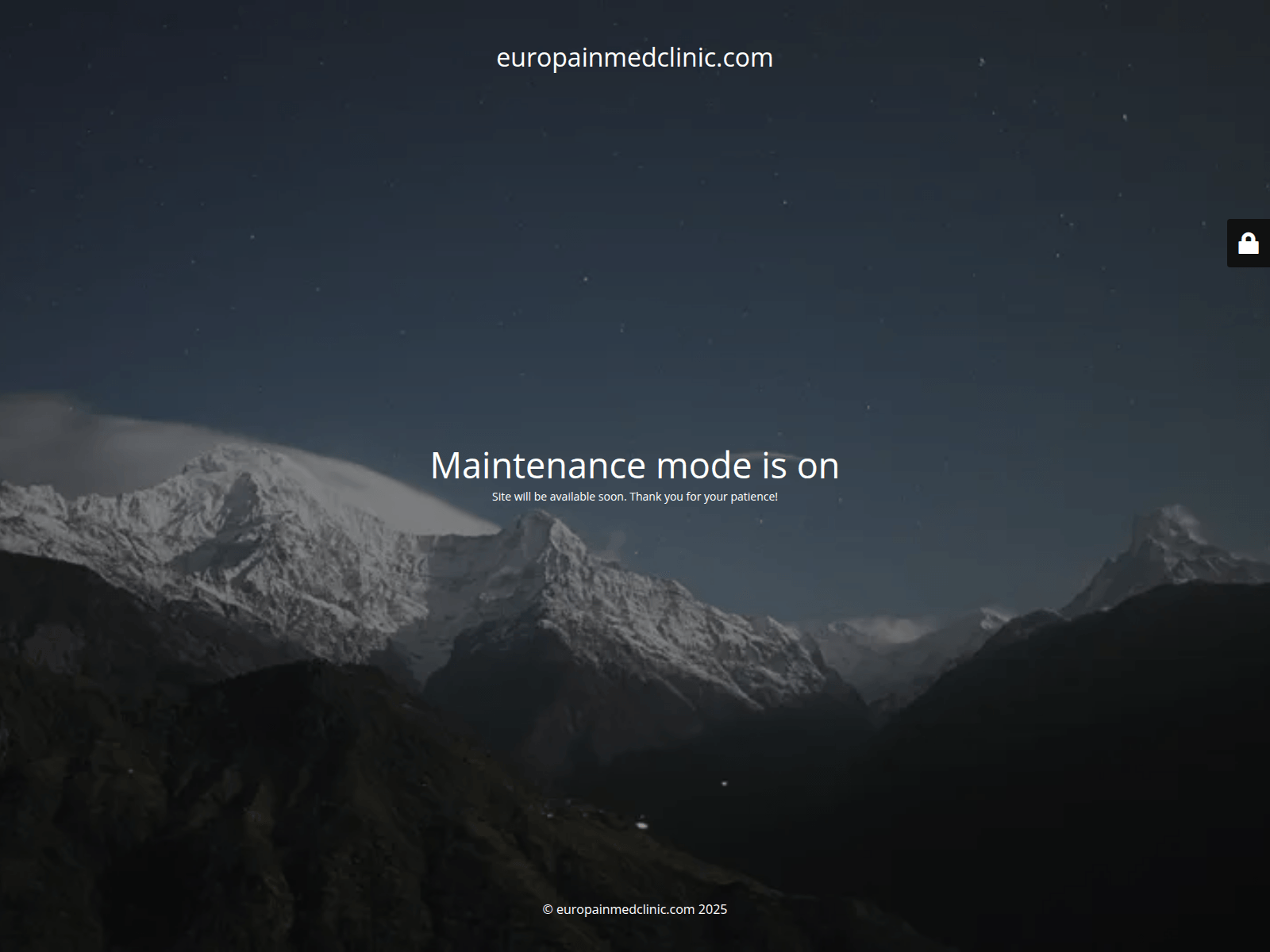 Screenshot of europainmedclinic.com