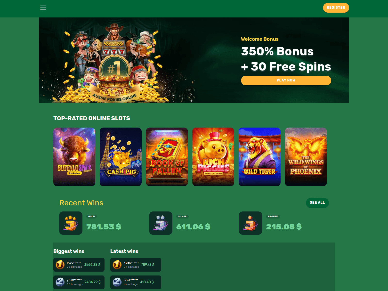 Screenshot of reelsofjoy1.com