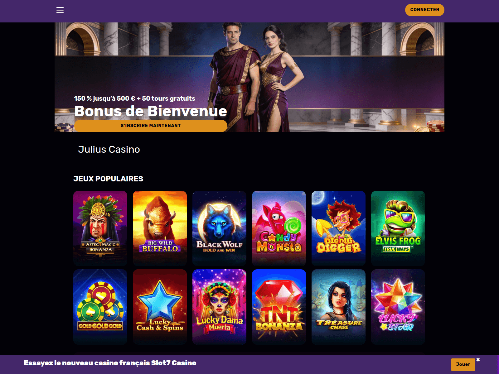 Screenshot of casino-julius2.com