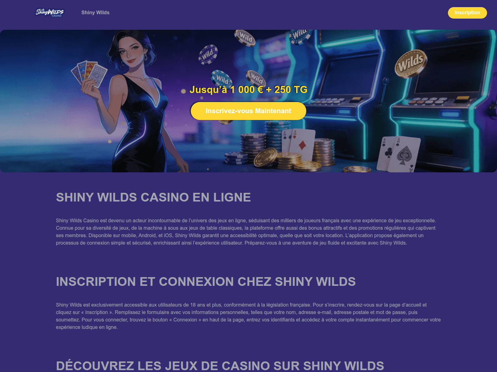 Screenshot of shinywilds-france1.com