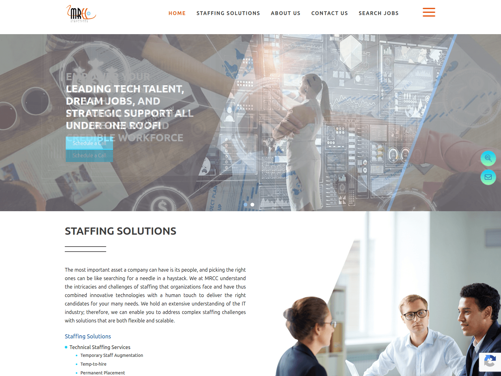 Screenshot of mrccconsultings.com