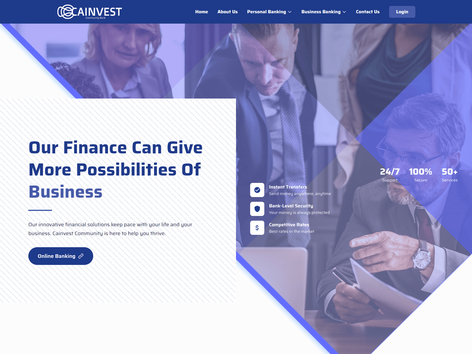 Screenshot of cainvestcommunity.com